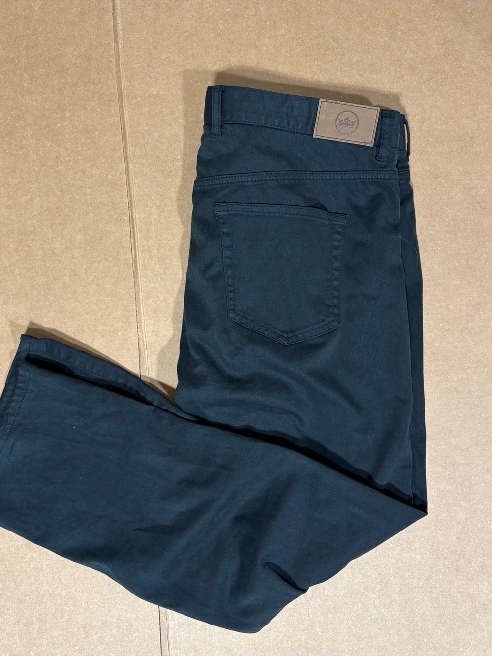 Peter Millar Men's Black Chino Pants Five Pocket Size 36 X 27 - Picture 7 of 13